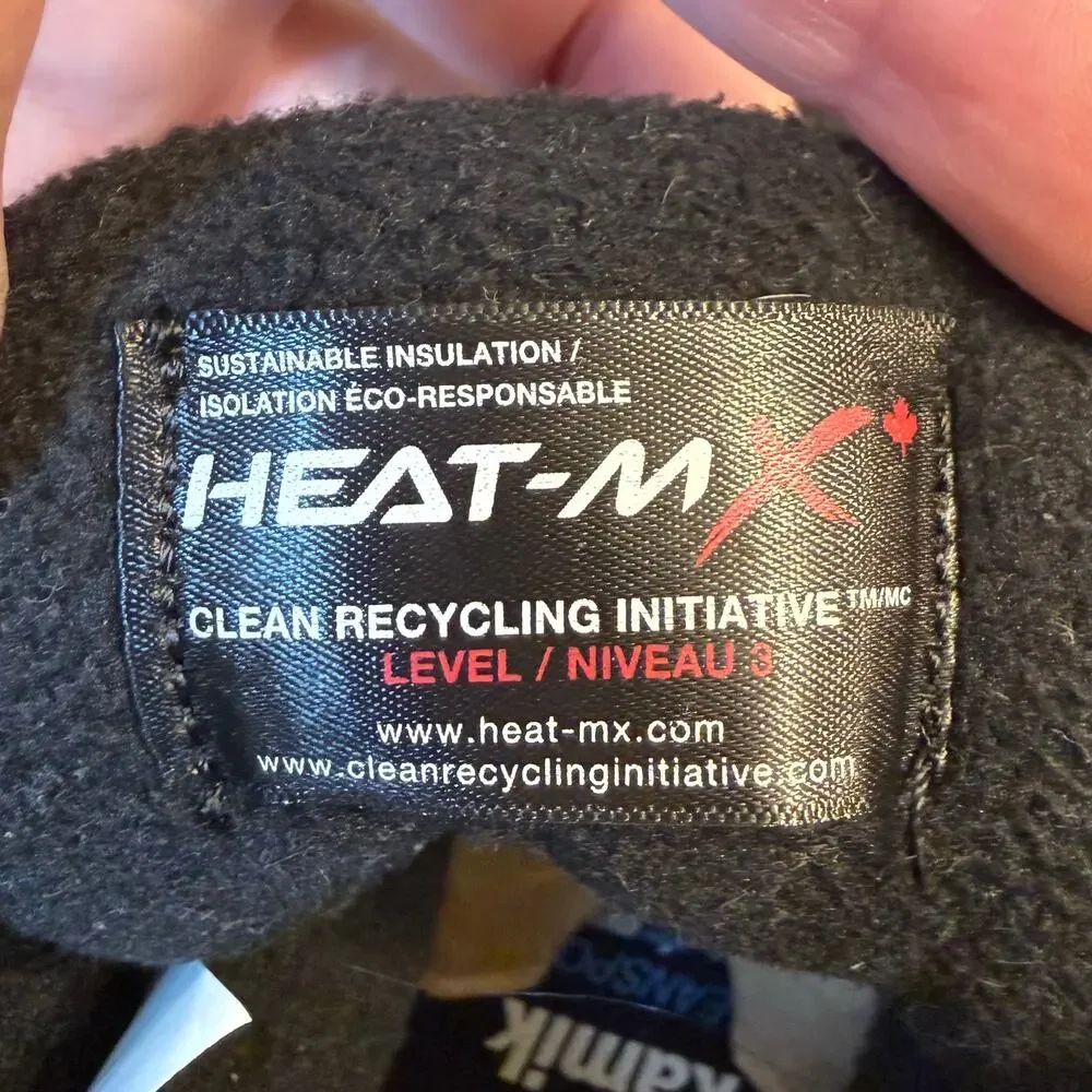 Kamik Sienna Mid 2 Duck Boots Waterproof Winter Quilted Rubber Black Women's 6